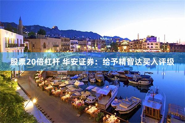 股票20倍杠杆 华安证券：给予精智达买入评级
