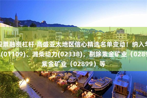 股票融资杠杆 高盛亚太地区信心精选名单变动！纳入华润置地(01109)、潍柴动力(02338)，剔除紫金矿业（02899）等