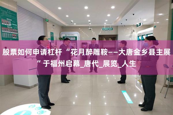 股票如何申请杠杆 “花月醉雕鞍——大唐金乡县主展”于福州启幕_唐代_展览_人生