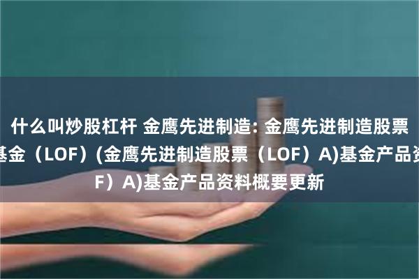 什么叫炒股杠杆 金鹰先进制造: 金鹰先进制造股票型证券投资基金(LOF)(金鹰先进制造股票(LOF)A)基金产品资料概要更新