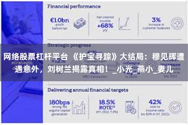 网络股票杠杆平台 《护宝寻踪》大结局：穆见晖遭遇意外，刘树兰揭露真相！_小光_燕小_妻儿